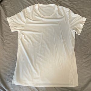 White Lululemon Fundamental T-shirt